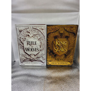 (2) Leigh Bardugo Hardcover Books Rule Of Wolves King Of Scars First Editions